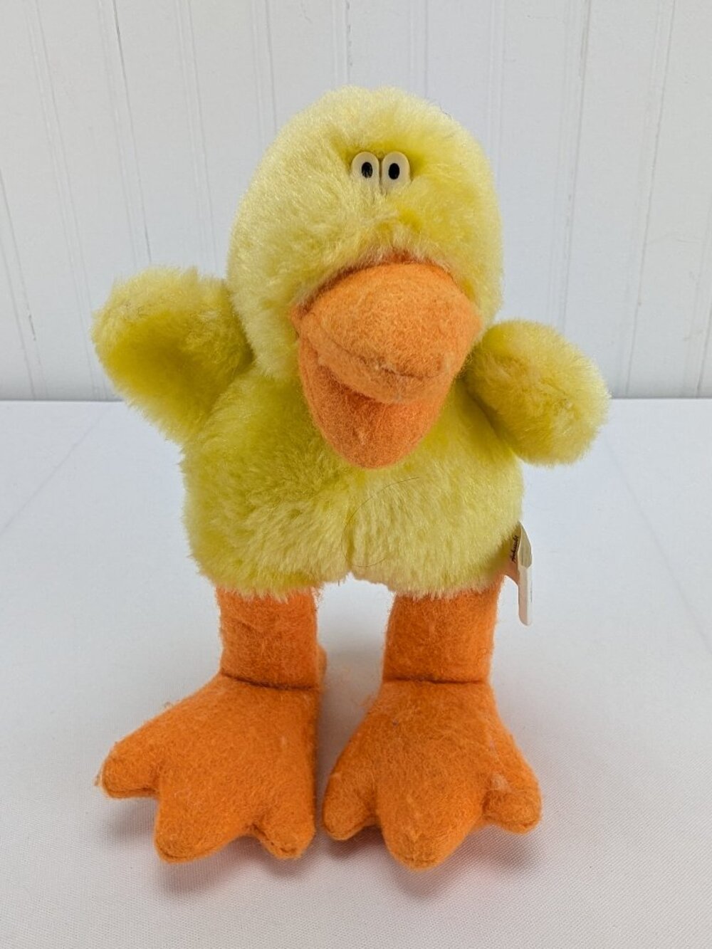 Vintage Ambassador Hallmark Standing Duck Plush 7" Stuffed Animal 1986 Sewn Toy